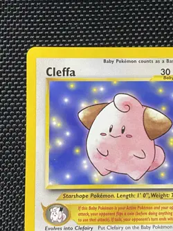 Cleffa 31/53 Wotc Black Star Promo Regular Pokemon LP/NM - Image 2