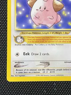 Cleffa 31/53 Wotc Black Star Promo Regular Pokemon LP/NM - Image 5