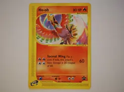 Pokemon TCG Ho-oh #52 Black Star Promo E-reader Near Mint - Image 1