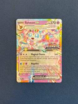 Pokemon Prismatic Evolutions Sylveon ex 041/131 Surprise Box Stamped - Image 1