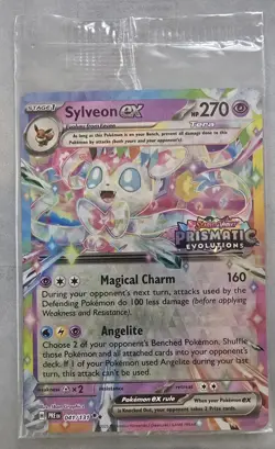 Pokemon Prismatic Evolutions Sylveon ex 041/131 Surprise Box Stamped Sealed - Image 1