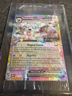 Pokemon Prismatic Evolutions Sylveon ex 041/131 Surprise Box Stamped Sealed - Image 2