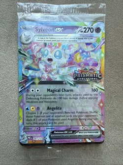 Pokemon Prismatic Evolutions Sylveon ex 041/131 Surprise Box Stamped Sealed QTY - Image 1