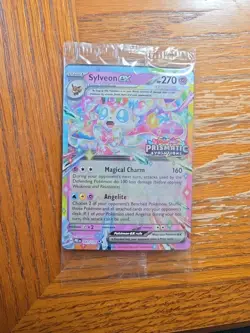 Pokemon Prismatic Evolutions Sylveon ex 041/131 Surprise Box Stamped Sealed - Image 1