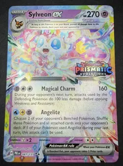 Pokemon Prismatic Evolutions Sylveon Ex 041/131 Surprise Box Stamped - Image 1