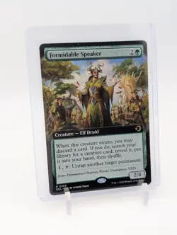 MTG - Formidable Speaker - Extended Art Rare #366 - Lorwyn Eclipsed NM - Image 1