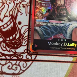One Piece English Monkey.D.Luffy ST01-001 Leader Foil - Lightly Played - Image 2