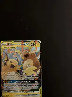 Raichu & Alolan Raichu GX #54/236 (SM: Unified Minds) - Pokemon TCG - UR - M/NM - Image 3