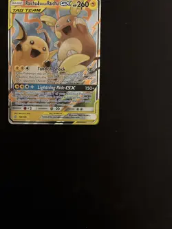 Raichu & Alolan Raichu GX #54/236 (SM: Unified Minds) - Pokemon TCG - UR - M/NM - Image 4
