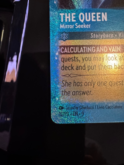 The Queen Mirror Seeker - Disney Lorcana Promo Cards 12/P3 Costco Glitter Foil - Image 4