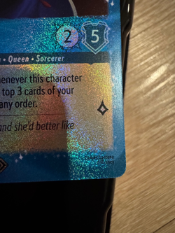 The Queen Mirror Seeker - Disney Lorcana Promo Cards 12/P3 Costco Glitter Foil - Image 5