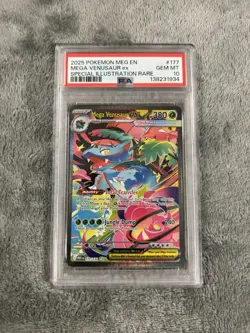 PSA 10 2025 POKEMON MEG EN-MEGA EVOLUTION #177 MEGA VENUSAUR EX SIR - Image 1