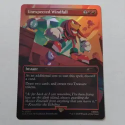 MTG - Unexpected Windfall - Rainbow Foil - Sonic Secret Lair Drop - 2092 - Image 1