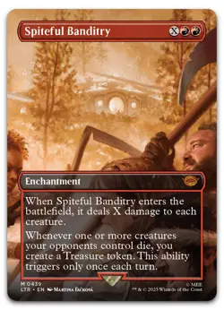 Spiteful Banditry (Borderless) #439 (NM) Lord of the Rings LTR Magic MTG - Image 1