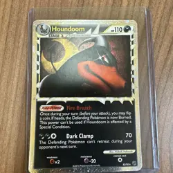 Pokemon Houndoom Prime 82/90 Undaunted Holo Card LP/MP Condition - Image 2