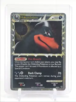 HOUNDOOM 2010 POKEMON HEARTGOLD & SOULSILVER UNDAUNTED RARE PRIME Q0107 - Image 1
