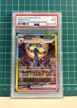 Pokemon PSA 9 Umbreon Ex #161 SIR Prismatic Evolutions 2025 English - Image 1