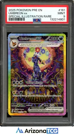 Pokemon 2025 Umbreon ex 161/131 SIR Prismatic Evolutions PSA 9 - Image 1