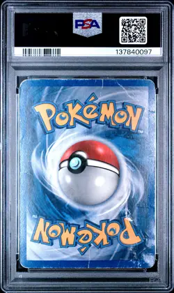 2007 POKEMON EX POWER KEEPERS GOLD STAR #102 VAPOREON-HOLO PSA 1 - Image 2