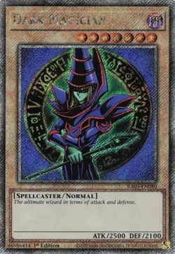 Yugioh Dark Magician RA03-EN080 - Platinum Secret Rare - Image 1