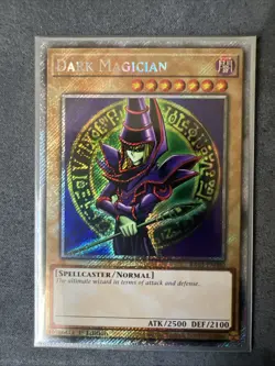 Dark Magician RA03-EN080 Yu-Gi-Oh TCG Platinum Secret Rare 1st Edition NM - Image 1