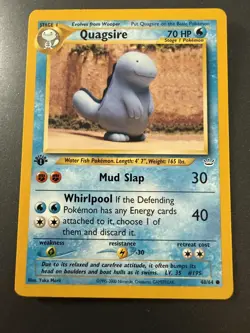 Quagsire 1st Edition-48/64 Pokemon Neo Revelation WOTC Vintage -LP/NM - Image 2