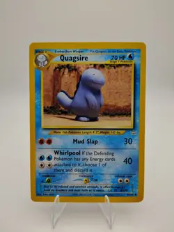 Quagsire 48/64 LP Common Pokemon TCG Neo Revelation 2001 Vintage Yuka Morii - Image 1