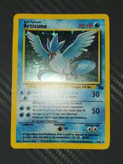 Pokemon TCG - Articuno - Fossil Set - Holo Rare Trading Card (2/62) - Image 2