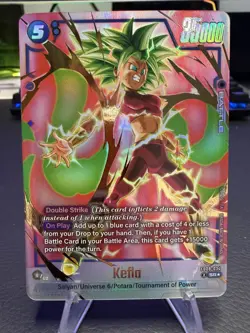 Kefla FB08-034 Alt Art Saiyan's Pride Dragon Ball English Card Fusion World - Image 1