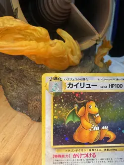 Dragonite 149 Mystery of the Fossils Holo Rare Pokemon Card Japanese 100 HP - Image 3