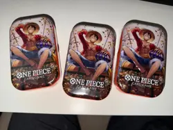 One Piece Card Game Tin Pack Set Vol 2 (TS-02, OP13) New Sealed Lot of 3 - Image 1