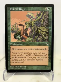MTG Primal Rage (LP) From Stronghold : Magic the Gathering - Image 1