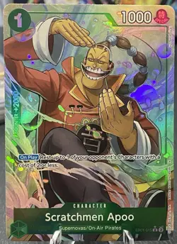 Scratchmen Apoo - EB01-015 (Alternate Art) - Premium Booster -The Best- Vol. 2 - Image 1