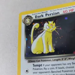 Dark Persian 17 Holo Black Star Promo WOTC Collectible Pokemon Card - Image 2