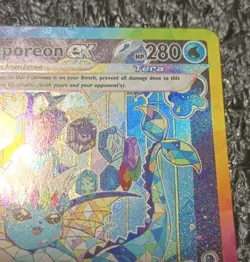 Pokemon TCG Vaporeon EX Prismatic Evolutions Special Illustration Card 149/131 - Image 3