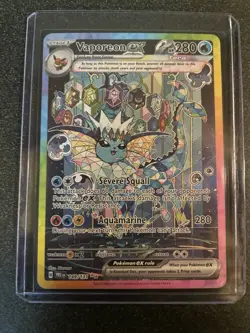 Pokemon TCG Vaporeon EX Prismatic Evolutions Special Illustration Card 149/131 - Image 2