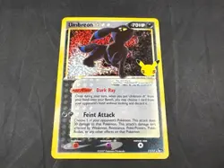 UMBREON 17/17 POKEMON CELEBRATIONS GOLD STAR HOLO RARE - Image 1