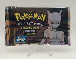 Pokemon The First Movie Topps Trading Cards Sealed Pack - Blue Logo - Image 1