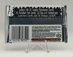 Pokemon The First Movie Topps Trading Cards Sealed Pack - Blue Logo - Image 2