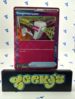 Dangerous Laser 58/64 Ace Spec Item Trainer Scarlet & Violet Shrouded Fable - Image 1
