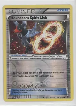 Houndoom Spirit Link Reverse Foil Pokemon XY BREAKthrough #142 - Image 1