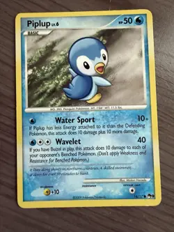 Pokemon TCG Piplup 16/17 Pop Series 9 MP - Image 1
