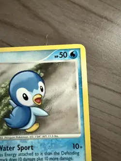 Pokemon TCG Piplup 16/17 Pop Series 9 MP - Image 3