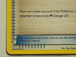 Gengar Spirit Link 95/119 XY-Phantom Forces Pokemon - Image 4
