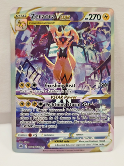 Pokemon TCG Zeraora VSTAR GG43/GG70 Crown Zenith Galarian Gallery Holo - Image 1