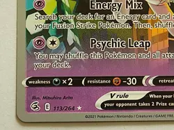 Mew V 113/264 Pokemon 2022 World Championships Deck - Image 4