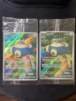Snorlax Illustration Promo Sealed Pokemon 151 Pokemon Center Stamped 051 - Image 1