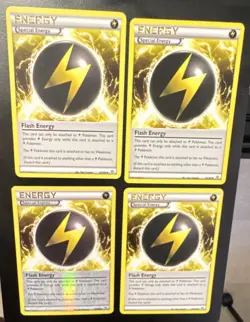 Pokemon TCG NM 4x Flash Energy Playset 83/98 Ancient Origins 1 Rev Holo, 3 Reg - Image 2
