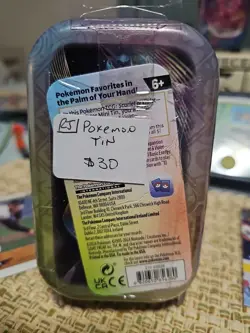 Pokemon Paldean Fates Mini Tin - Maushold Sealed - Image 2