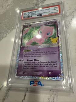 Pokemon TCG Mew EX Celebrations Classic Collection PSA 9 #88 - Image 3